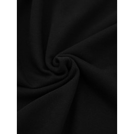 Mens Christmas Santa Claus Print Crew Neck Pullover Sweatshirts